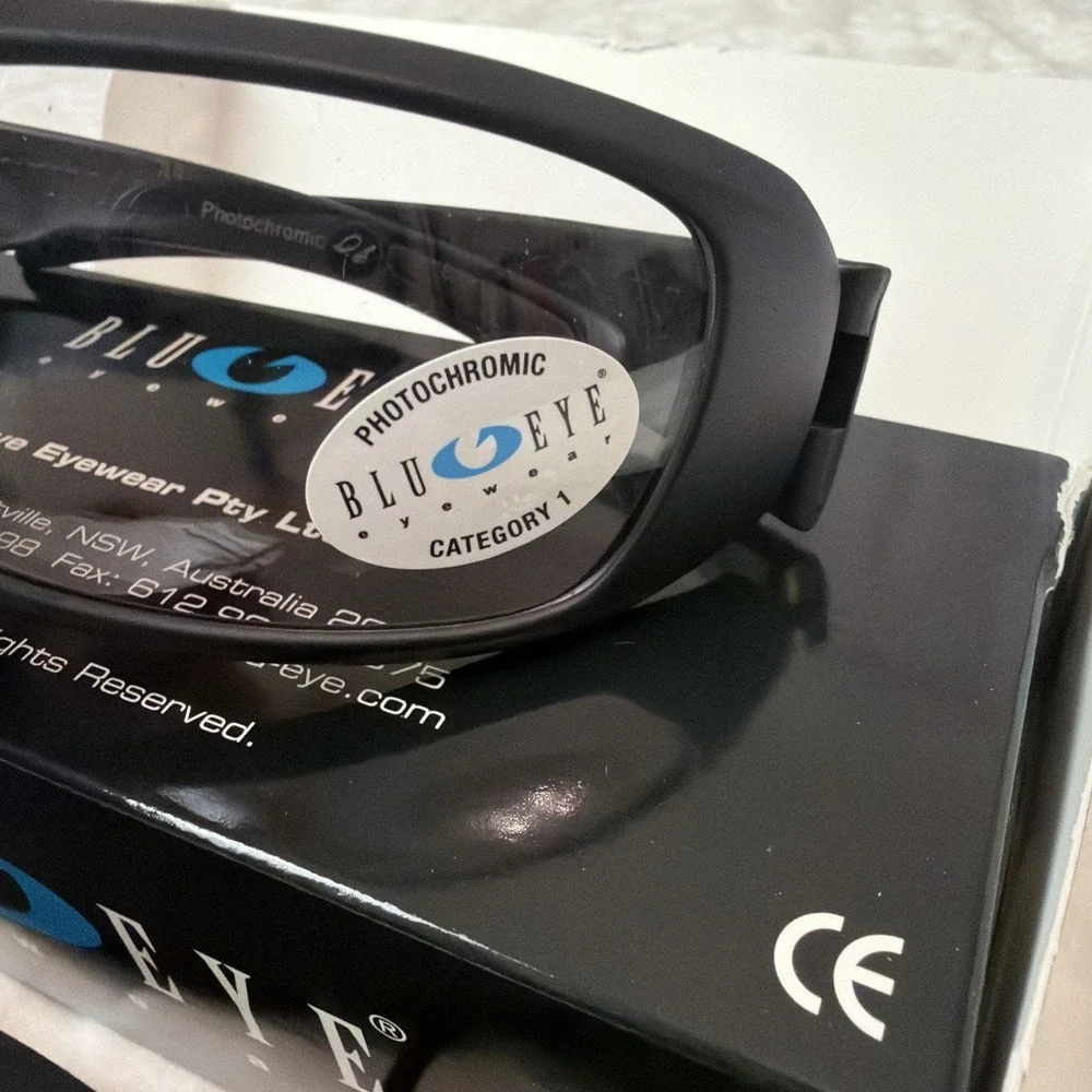 Blu Eye Tsunami Shooting Photochromic Ballistic Sun Glasses Cat 1 Shatter Resis